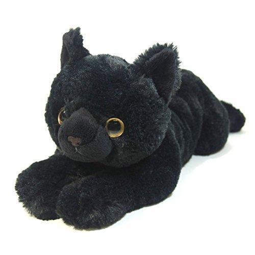サンレモン ひざ ねこ ブラック M 17×18×47cm ぬいぐるみ アニマル P-1822 | 