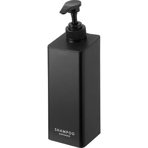 山崎実業(Yamazaki) たっぷり洗剤が出る マグネット ディスペンサー シャンプー ブラック W7×D8×H25cm タワー tower | 