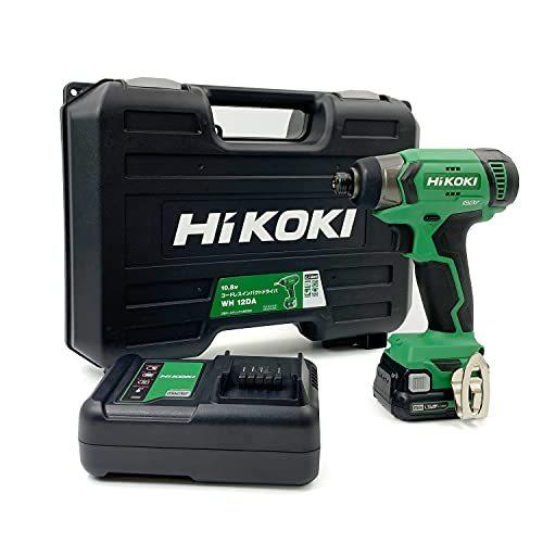 HiKOKI(ハイコーキ) 10.8V 充電式 インパクトドライバー 初回修理保証付き 畜電池*1個、急速充電器、ケース付 グリ
