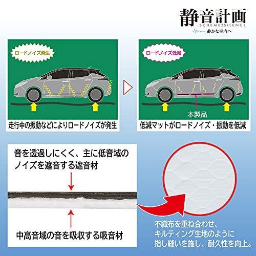 最大54 Offクーポン エーモン Amon 静音計画 ロードノイズ低減マット リア用 車用フロアマット デッドニング 約480 1300mm 厚さ約3mm Aynaelda Com