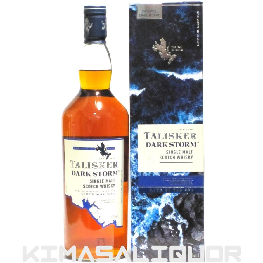 タリスカー ダークストーム 1L
度数　45.8パーセント タリスカー ダークストーム 並行品 箱付き 45.8度 1000ml (1L