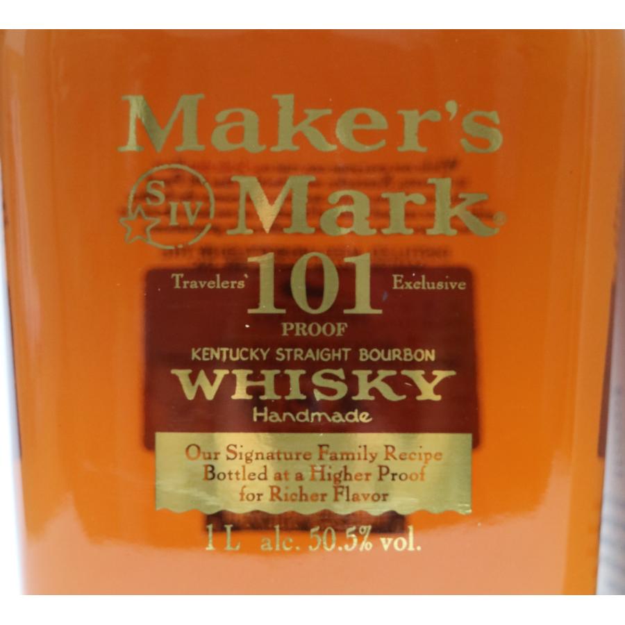 Maker's Mark メーカーズマーク 101 並行品 箱付き 50.5度 1000ml (1L