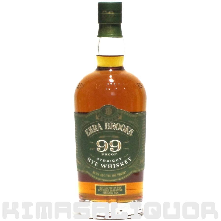 EZRA BROOKS（エズラブルックス） 99 ライ 正規品 49.5度 750ml 