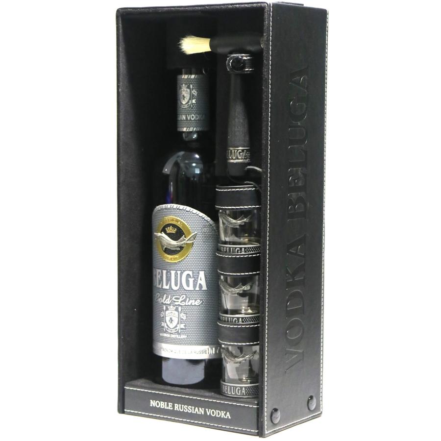 ベルーガ ウォッカ ゴールドライン 並行品 グラス・ブラシ・箱付き 40