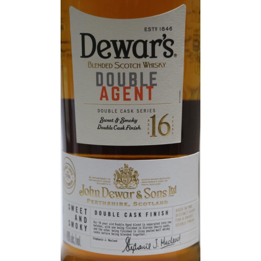 デュワーズ 16年 ダブルエージェント 並行品 箱付き 40度 1000ml (1L