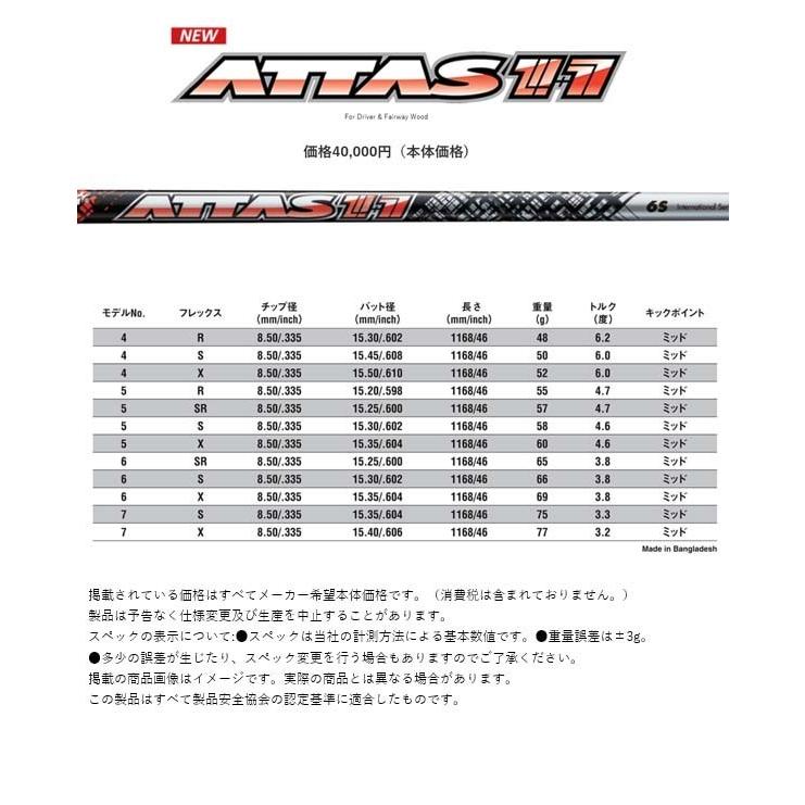 タイトリスト スリーブ付き ドライバー用シャフト クロカゲ フレックス