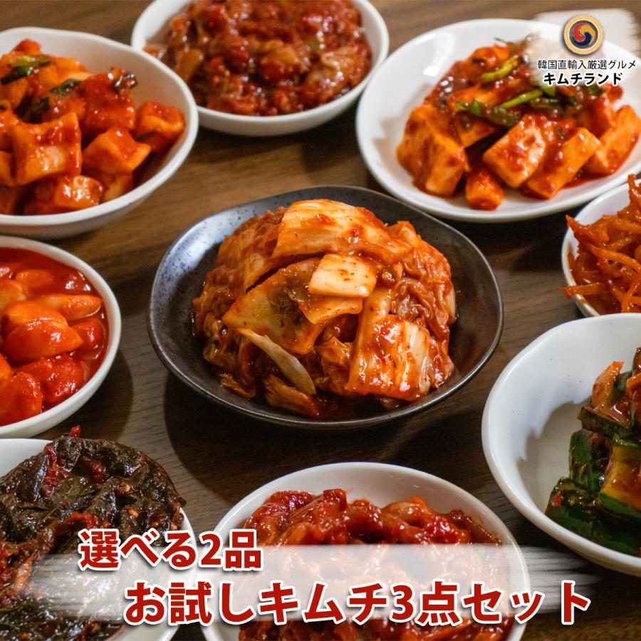 選べる2品 キムチ3点セット 白菜キムチ500gとお好きな2品のお試しセット :a-028:韓流厳選グルメ キムチランド - 通販 - Yahoo!ショッピング 選べる2品 キムチ3点セット 白菜キムチ500gとお好きな2品のお試しセット :a-028:韓流厳選グルメ キムチランド - 通販 - Yahoo!ショッピング