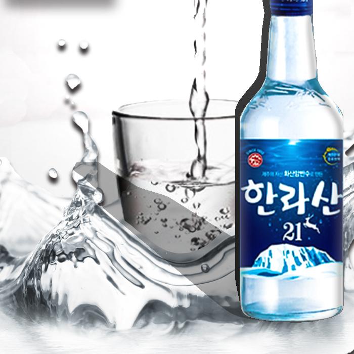 ハンラサン オリジナル Alc.21% 360ml×6本 韓国 焼酎 酒 ソジュ 漢拏山