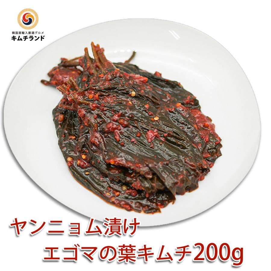 エゴマの葉キムチ ヤンニョム 薬念 漬け 0g 韓国産キムチ K 011 韓流厳選グルメ キムチランド 通販 Yahoo ショッピング