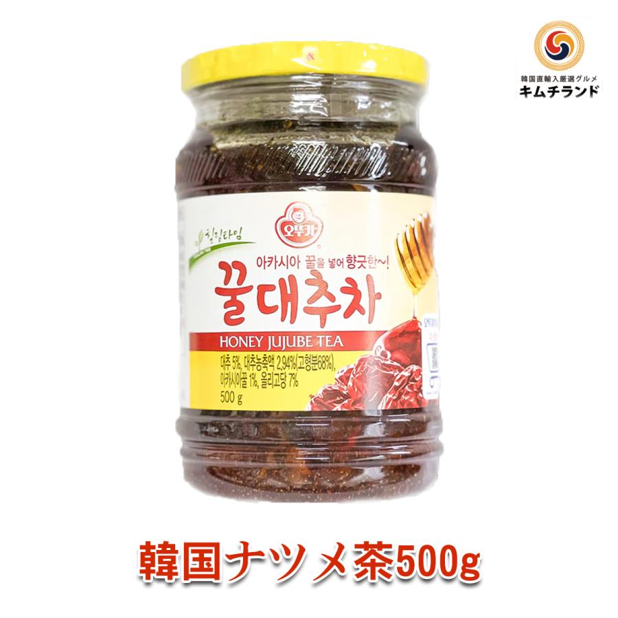 ハチミツ なつめ茶 500g 韓国産｜kimchiland