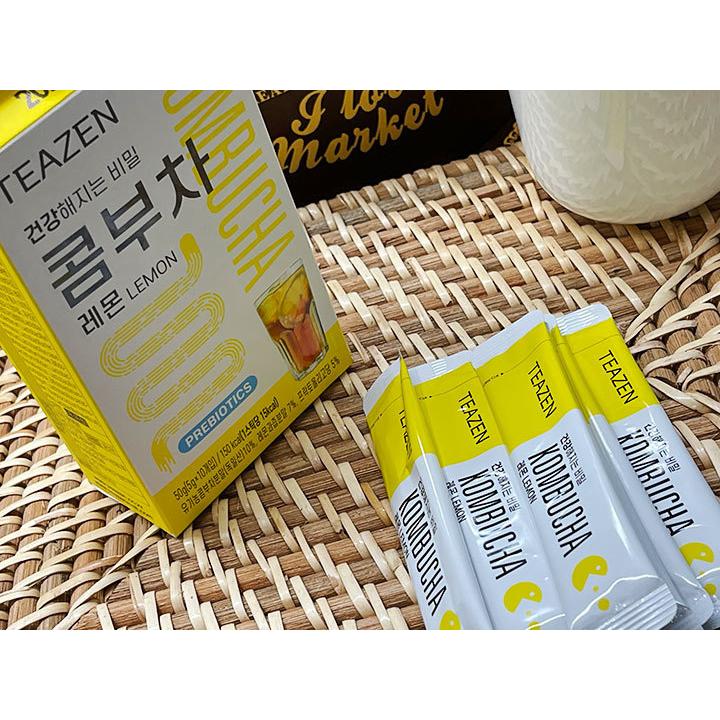 韓国 コンブチャ Kombucha レモン味 爆買い送料無料 5g 10包 ティーゼン Teazen