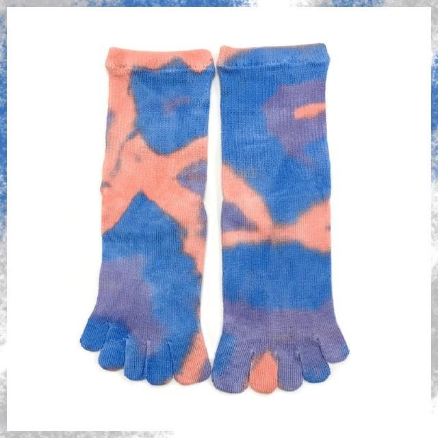 5本指靴下 5本指ソックス メンズ おしゃれ 国産 日本製 タイダイ染め ソックス 靴下 Kts 025 タイダイ専門店 Kimidori 通販 Yahoo ショッピング