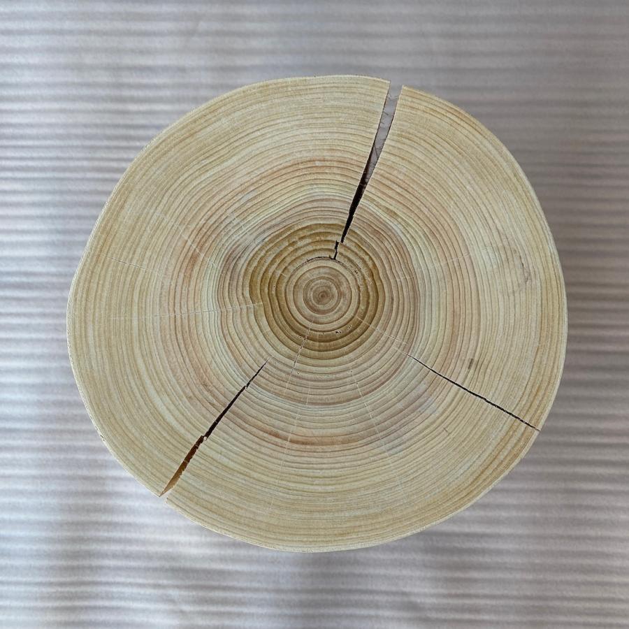 ヒノキの切り株】木 丸太 トイレ オブジェ ウィンドー