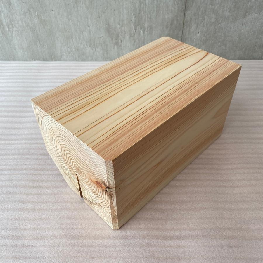 ひのきの直方体 オブジェ アクセサリー置き ディスプレイ 椅子 スツール高級感 ヒノキの直方体の背割入りディスプレイ置物(平中) -1 オブジェ