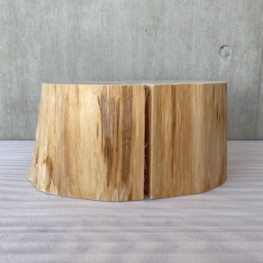 ヒノキの切り株の造形的置物大プレート -6 ヒノキの切り株の造形的置物大プレート -4 現品限りです!! : 公工藝