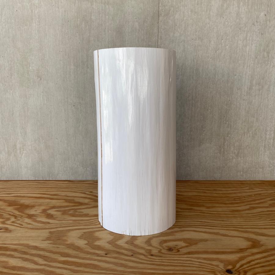 欲しいの 白ペンキを塗ったヒノキの切り株の置物 2 細 オブジェ 置き物 qhema Com