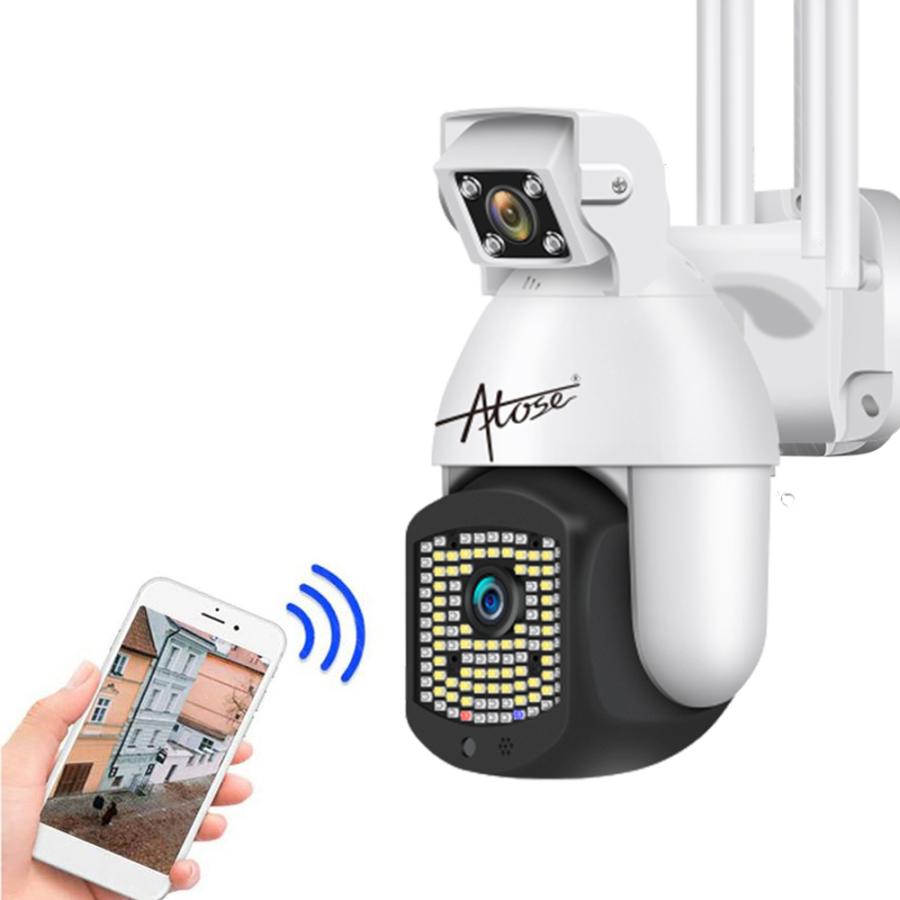 最新AI人感発光】防犯カメラ 屋外 wifi Super HD 300万画素 ワイヤレス