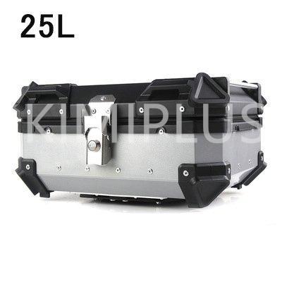 リアボックス バイク アルミ バイクケース トップケース ユニバーサル 大容量 45L 55L 65L ツーリング 取り付けベース 鍵2本 反射ストリップ2本 着脱可能式 |  | 12