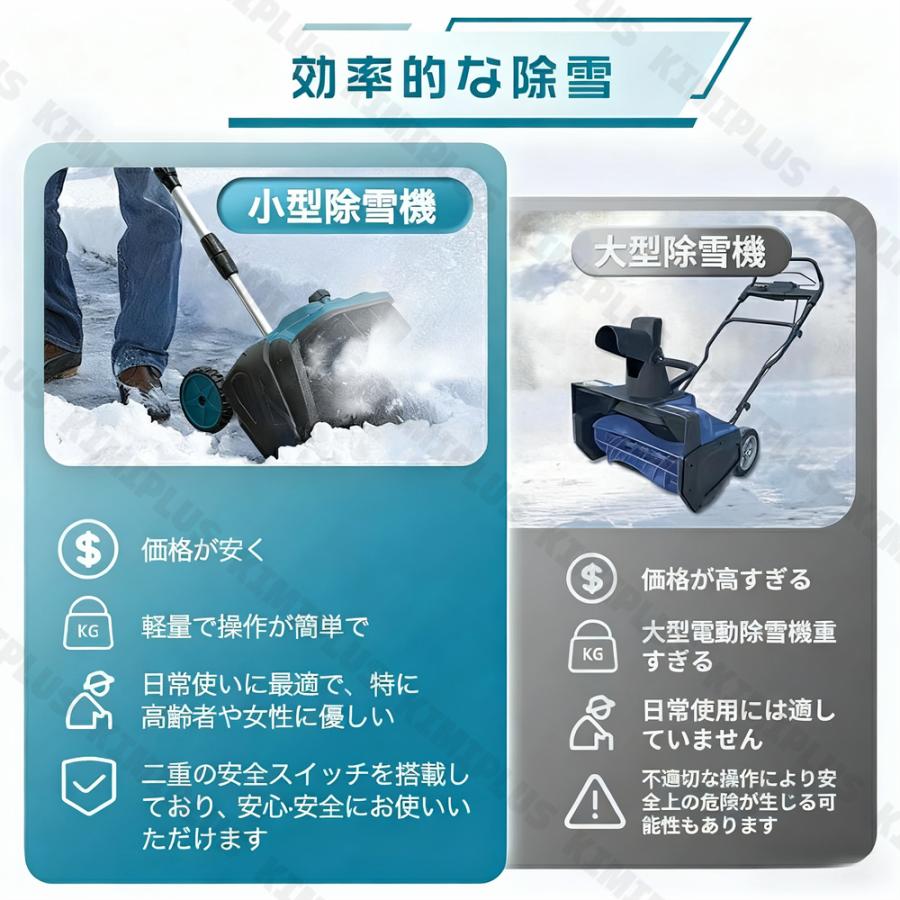 雪かき 電動 スコップ 家庭用 電動除雪機 除雪機 充電式 コードレス