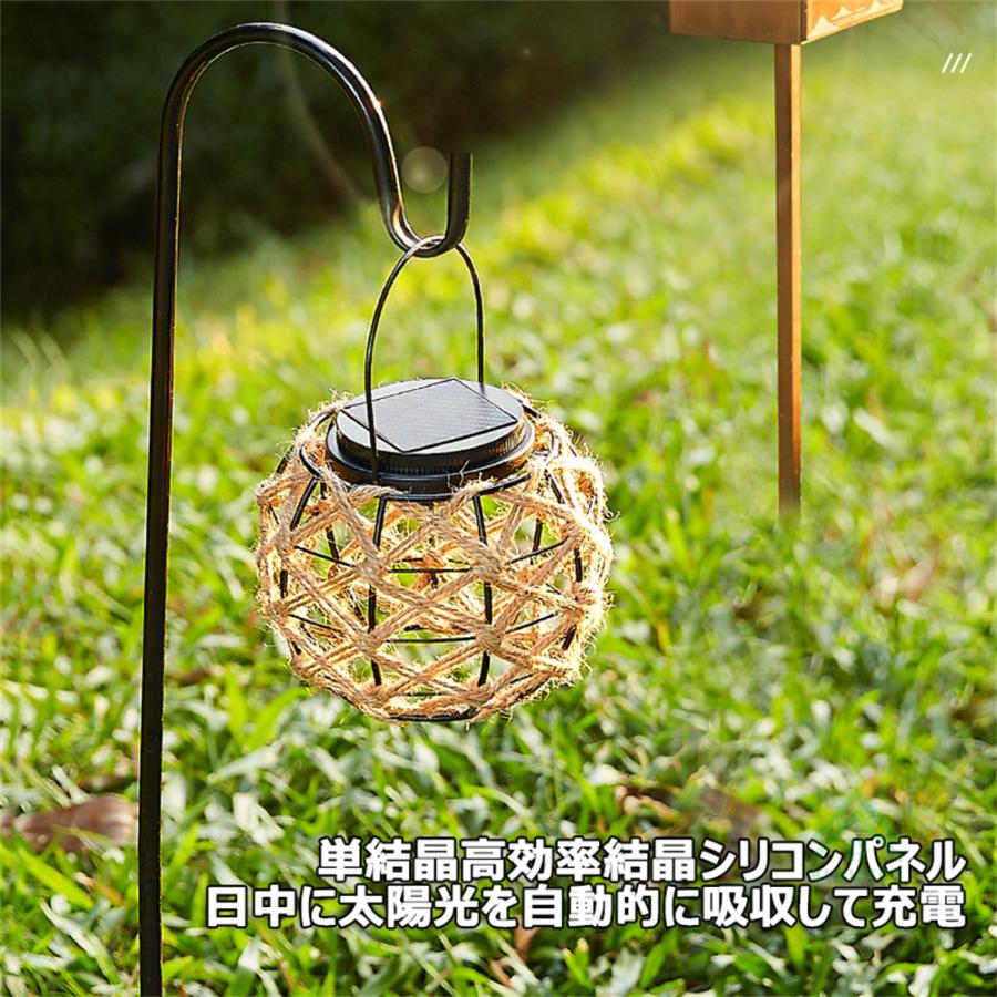 ソーラーランタン LED ソーラーライト ガーデンライト ランタン 吊り下げ ワイヤーライト 照明 室外 室内 明るい おしゃれ キャンドル 屋外 庭 LED ライト |  | 05