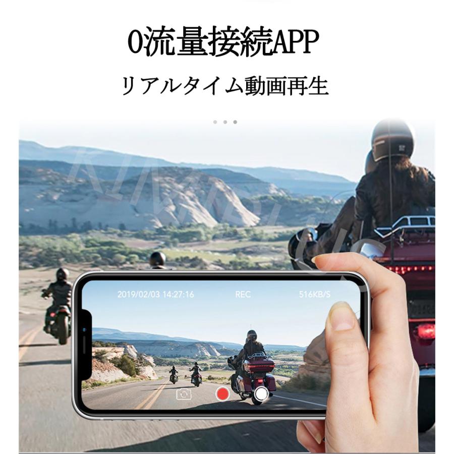 バイク用ドライブレコーダー ソニー IMX 307セゾンサービス GPSレール