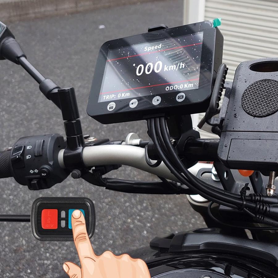 バイク用ドライブレコーダー ソニー IMX 307セゾンサービス GPSレール