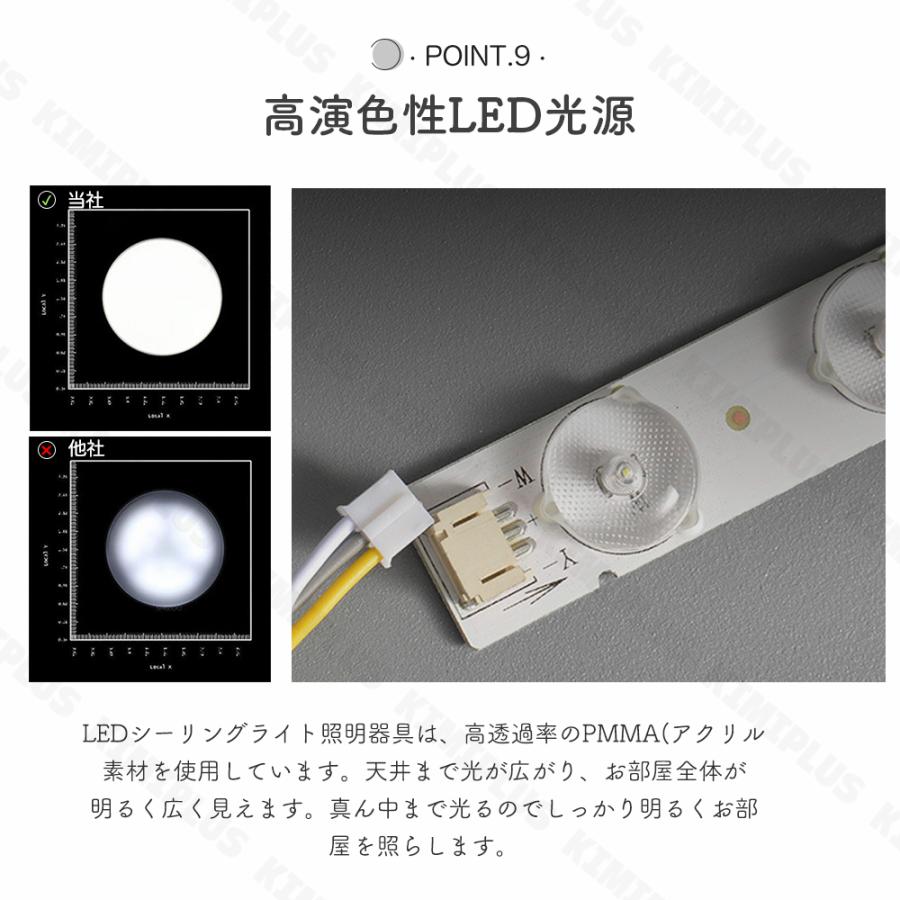 シーリングファン サーキュレーター シーリングライト DC 10畳 薄型 ファン付き 常夜灯 空気循環 LED 北欧 脱衣所 寝室 居間 部屋 和室 洋室 省エネ リモコン |  | 12