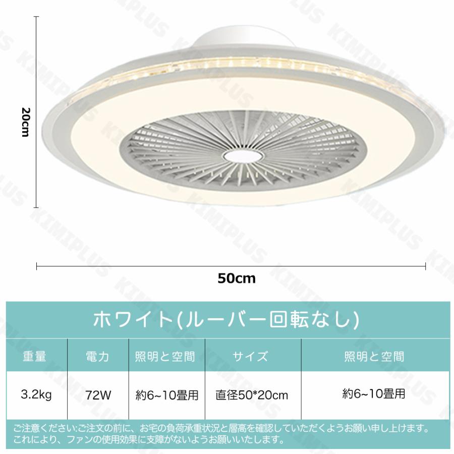 シーリングファン サーキュレーター シーリングライト DC 10畳 薄型 ファン付き 常夜灯 空気循環 LED 北欧 脱衣所 寝室 居間 部屋 和室 洋室 省エネ リモコン |  | 19