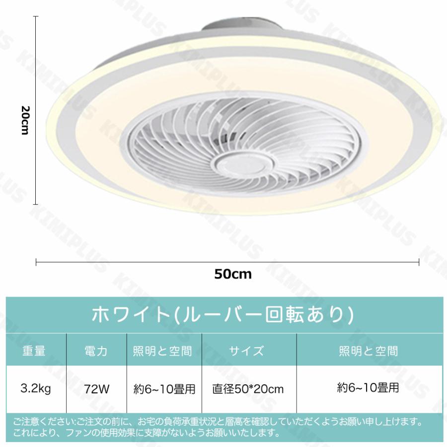 シーリングファン サーキュレーター シーリングライト DC 10畳 薄型 ファン付き 常夜灯 空気循環 LED 北欧 脱衣所 寝室 居間 部屋 和室 洋室 省エネ リモコン |  | 20