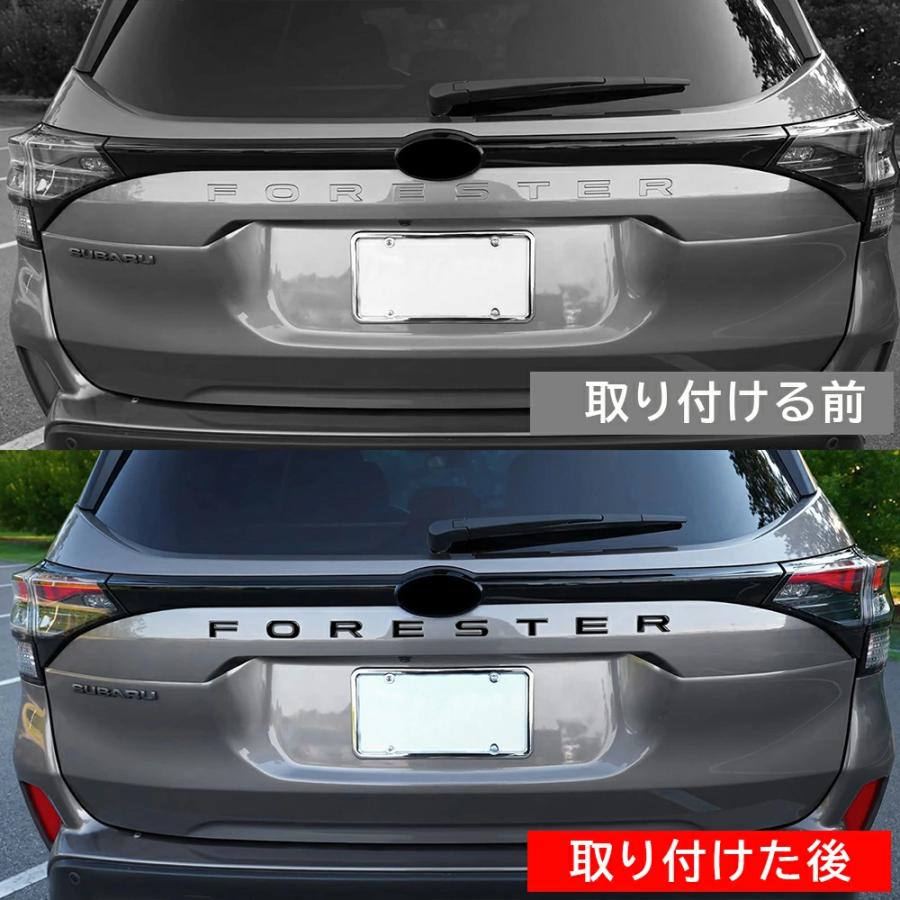 スバル 新型 フォレスター 専用 パーツ リアエンブレム アルファベットエンブレム リアゲート ドレスアップ 外装 カスタム ハイブリッド 傷防止 キズ隠し 8個 |  | 03