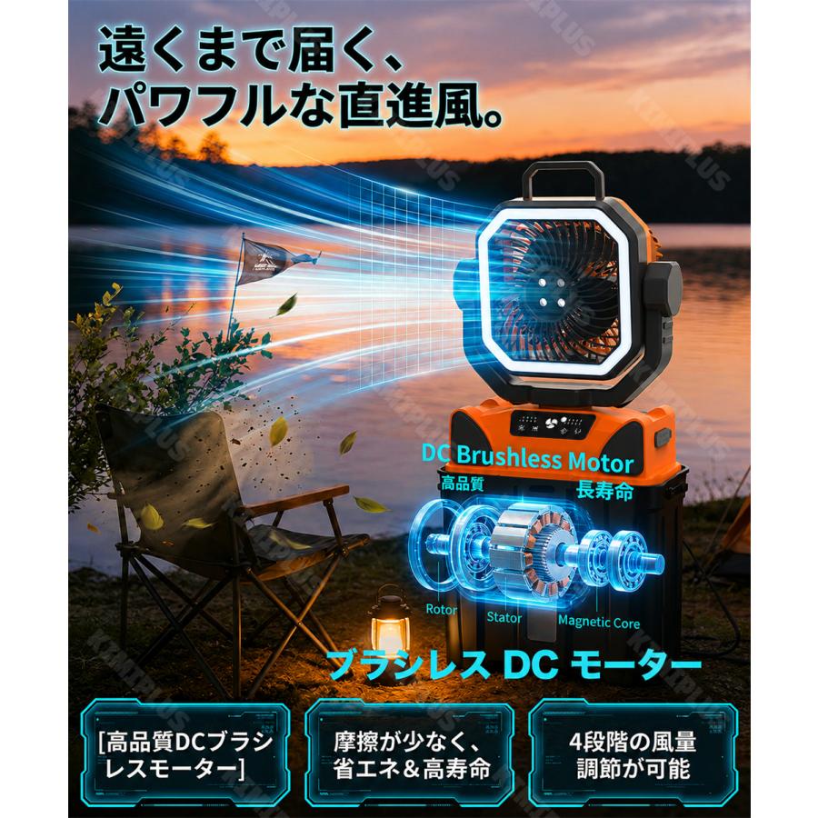 ミストファン キャンプ 扇風機 自動首振り 噴霧 アウトドア 冷風機