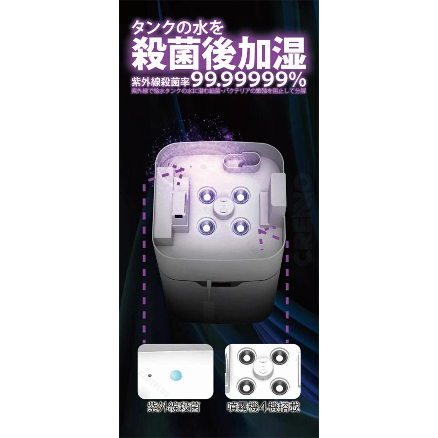 加湿器 大型 業務用 大容量15~30L UV除菌＆業務用 湿度設定 超音波