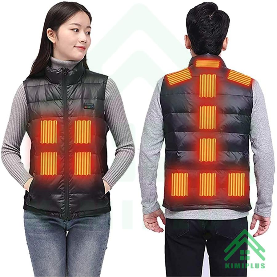 MIDIAN 電熱ベスト 電熱防寒服 13 ヒーター付き 電熱ウェア 加熱服 発熱ヒート 防寒着 秋冬用 通勤 大雪対策 水洗い可能 男女兼用 充電式女性用 敬老の日 |  | 04