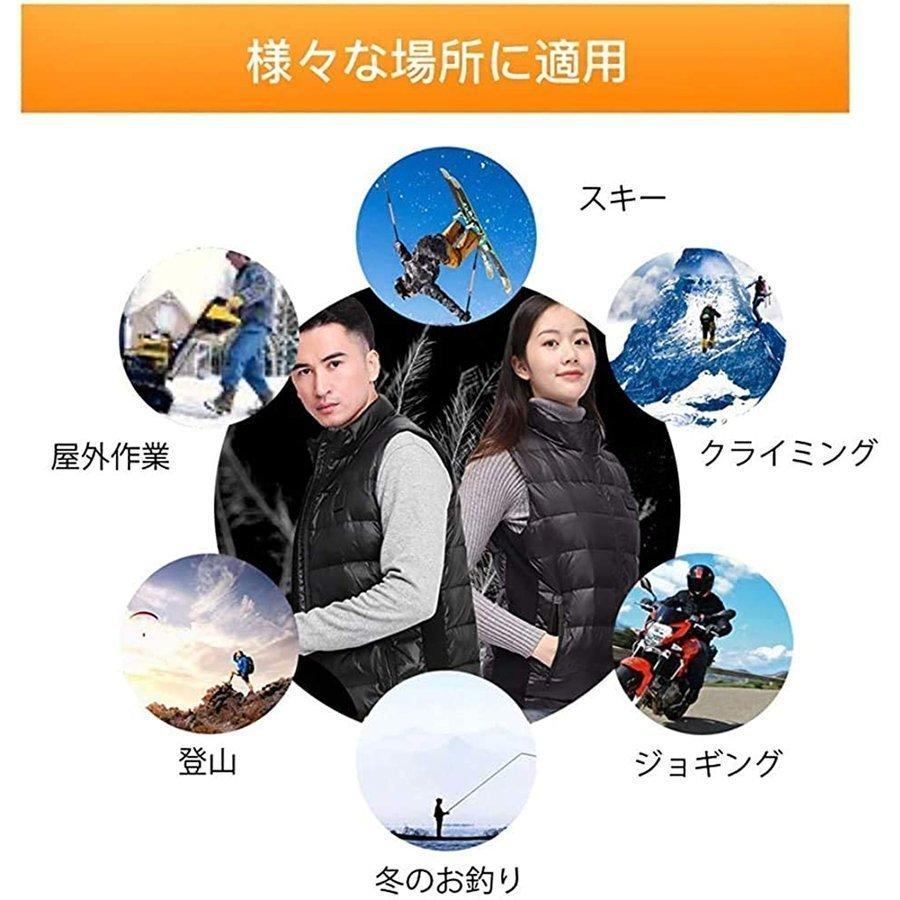 特典 米電 MIDIAN 清倉特価 電熱ジャケット バイク ジャケット 12V 電熱ベスト 発熱ヒート 防寒着 秋冬用 通勤 大雪対策 水洗い可能 男女兼用 |  | 07