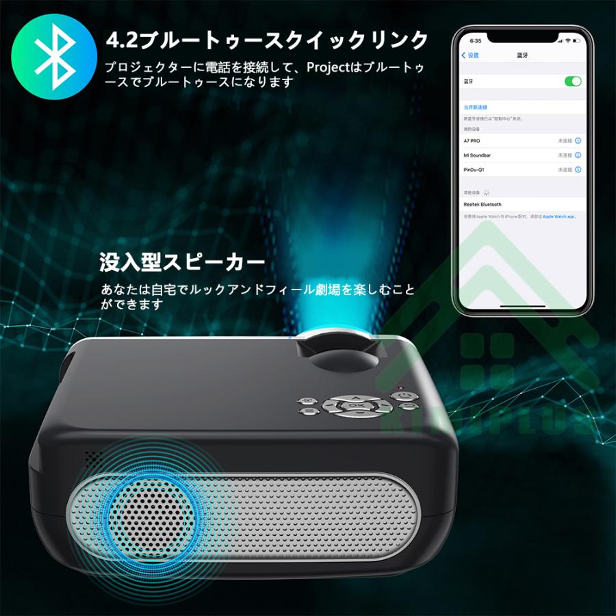 プロジェクター 小型 家庭用 WiFi対応 高画質 1200ルーメン 8K プロジェクター 小型 家庭用 WiFi対応 高画質 1200ルーメン 8K