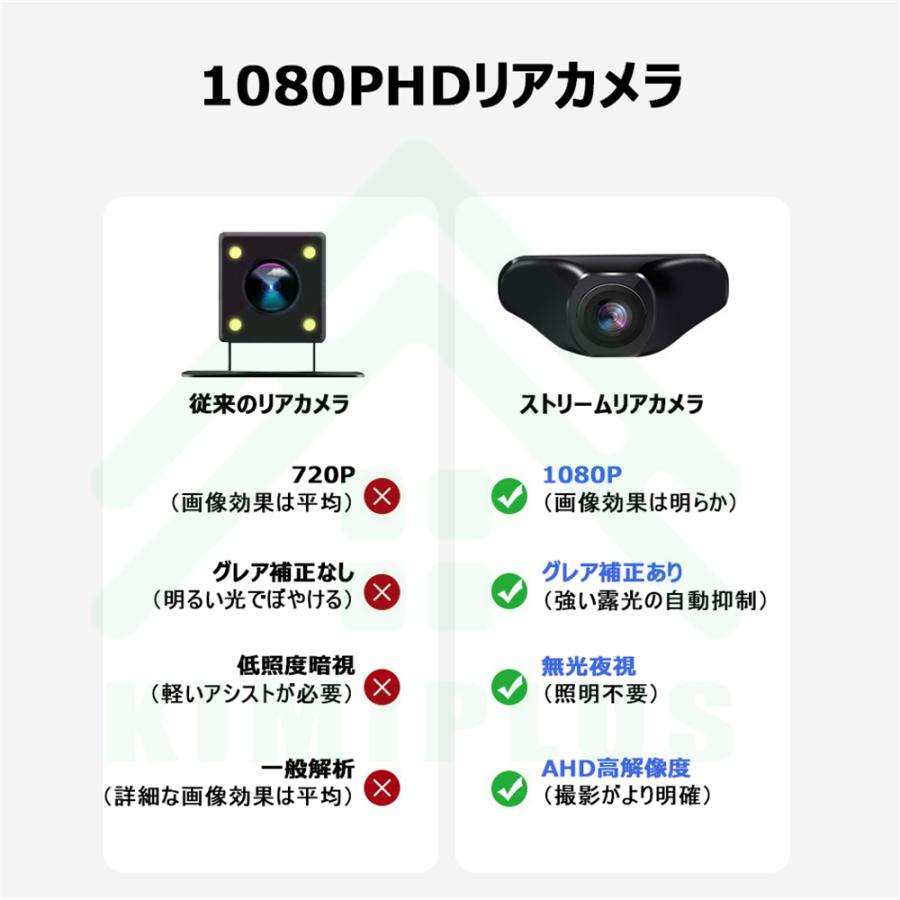 ドライブレコーダー 前後カメラ 360度回転 リアカメラ 2.5K wifi