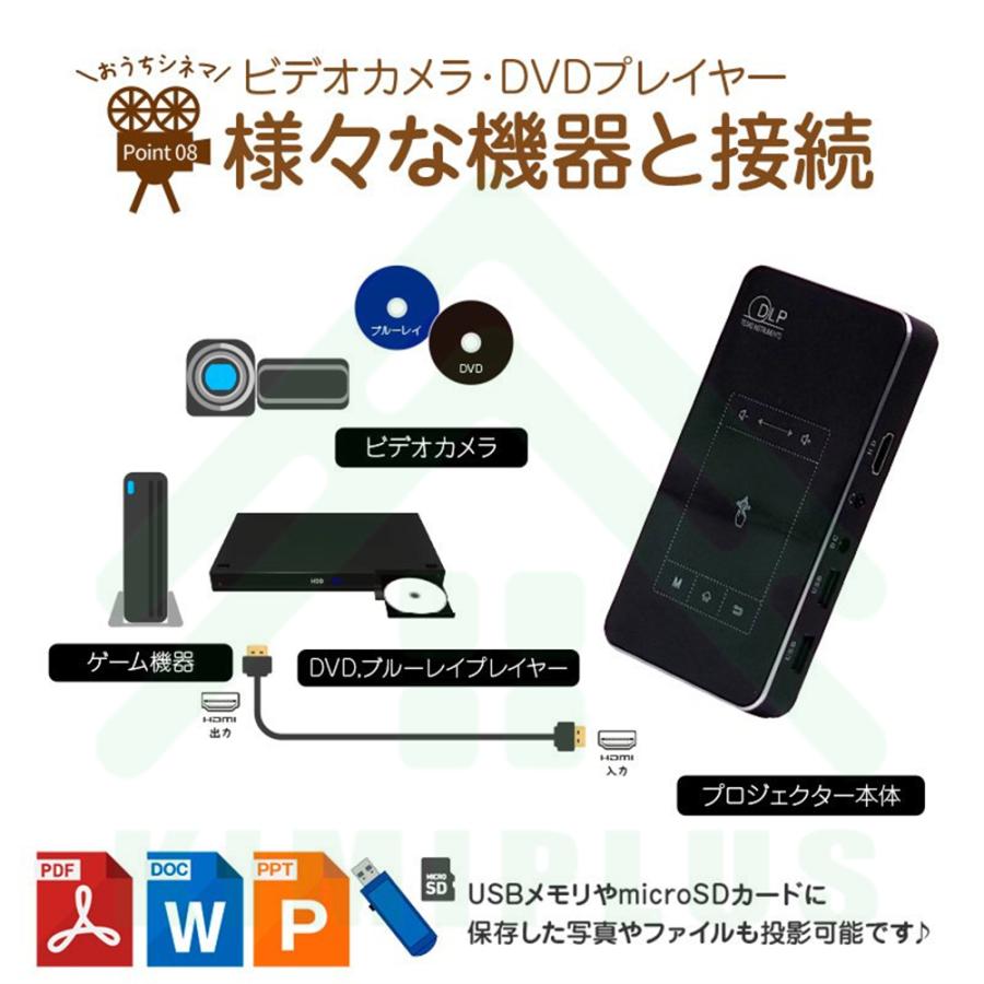 プロジェクター 小型 家庭用 スマホ ミニHD対応　充電式バッテリーパソコン接続 プロジェクター 小型 家庭用 スマホ ミニHD対応充電式バッテリー