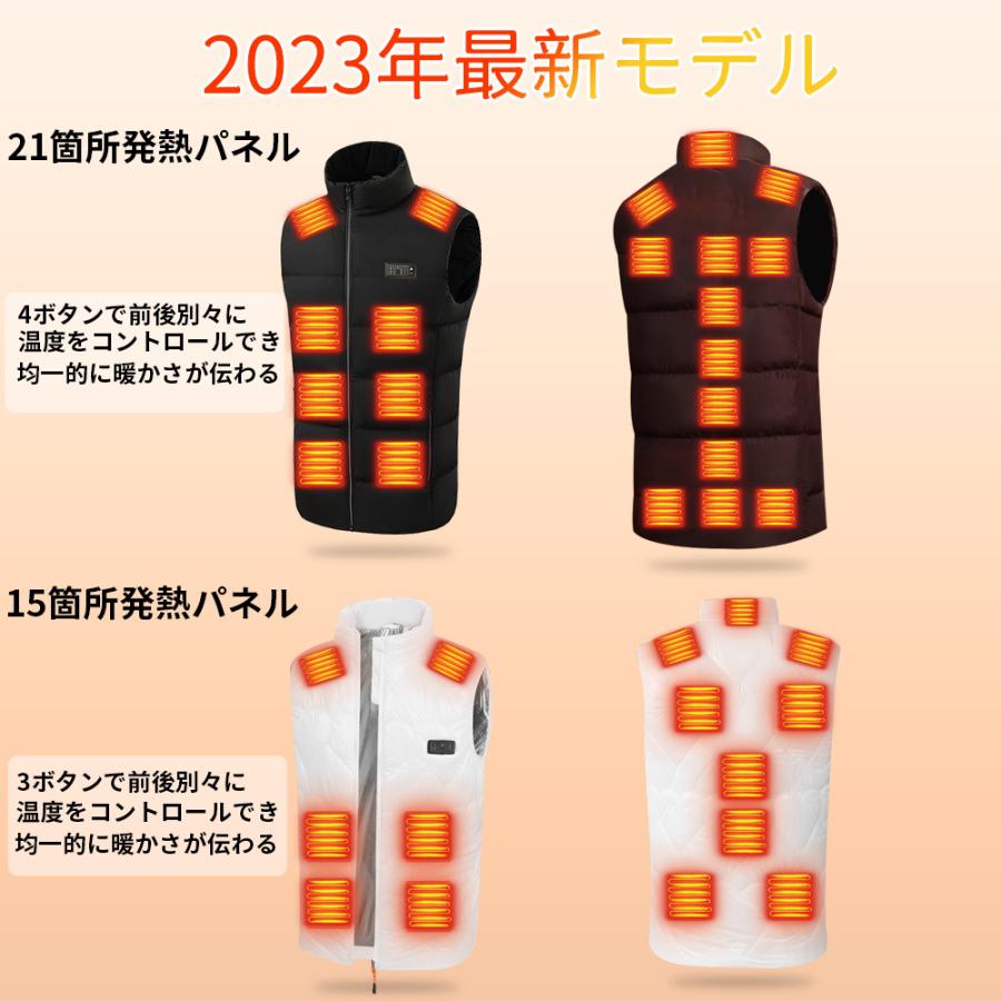 電熱ベスト 日本製 繊維ヒーター ヒーターベスト ヒーター付き ベスト