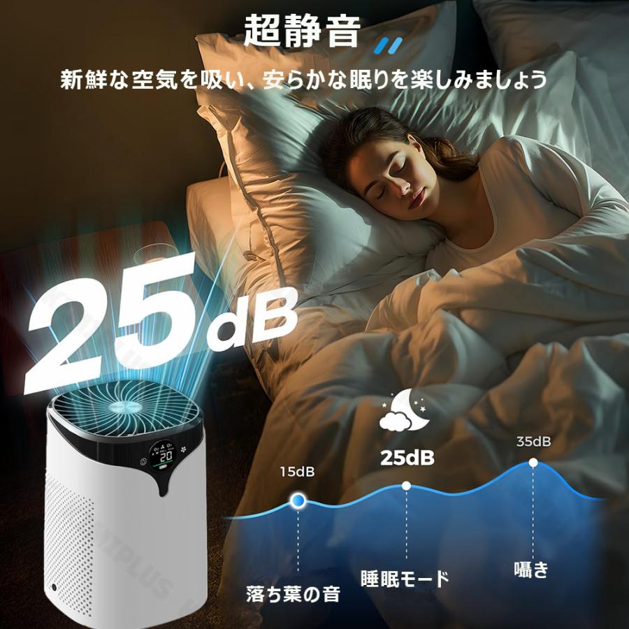 空気清浄機 花粉対策 小型 卓上 コンパクト 黄砂 PM2.5 脱臭 HEPA