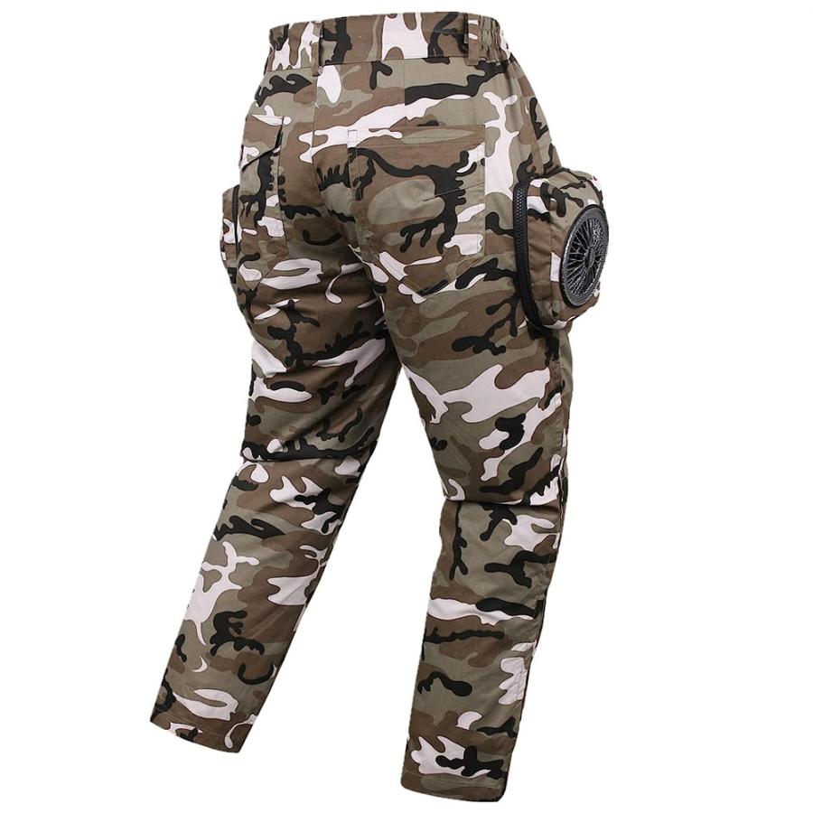 MIDIAN 空調作業服 ファン付きパンツ 作業着 扇風パンツ メンズ