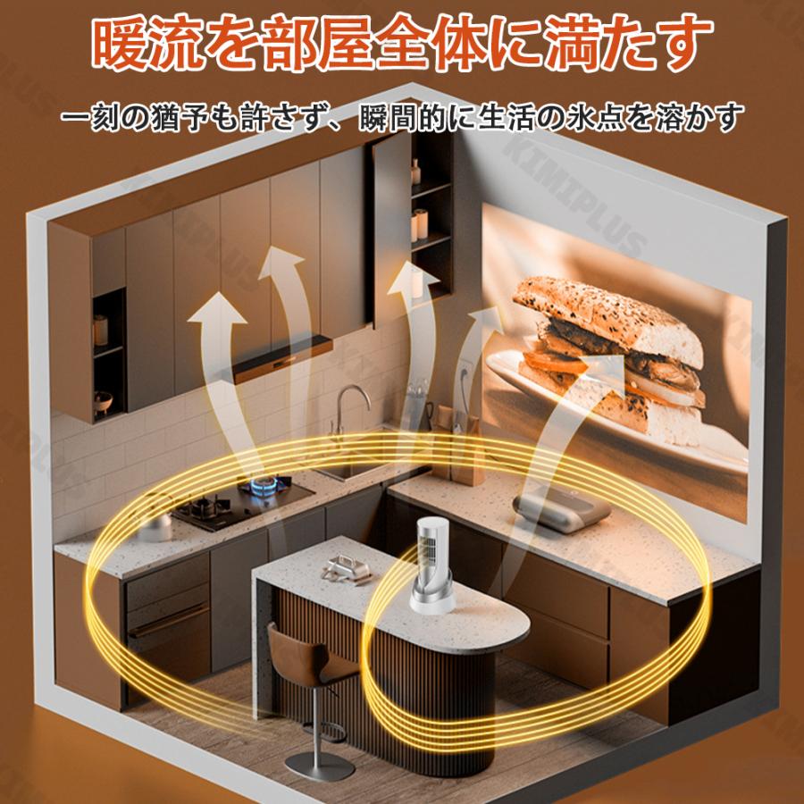 セラミックヒーター 小型 ファンヒーター 速暖 省エネ 脱衣所 足元