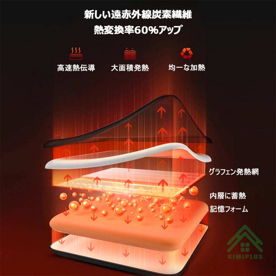 電熱シートカバー シートヒーター 車用 12V/24V 運転席 シガーソケット
