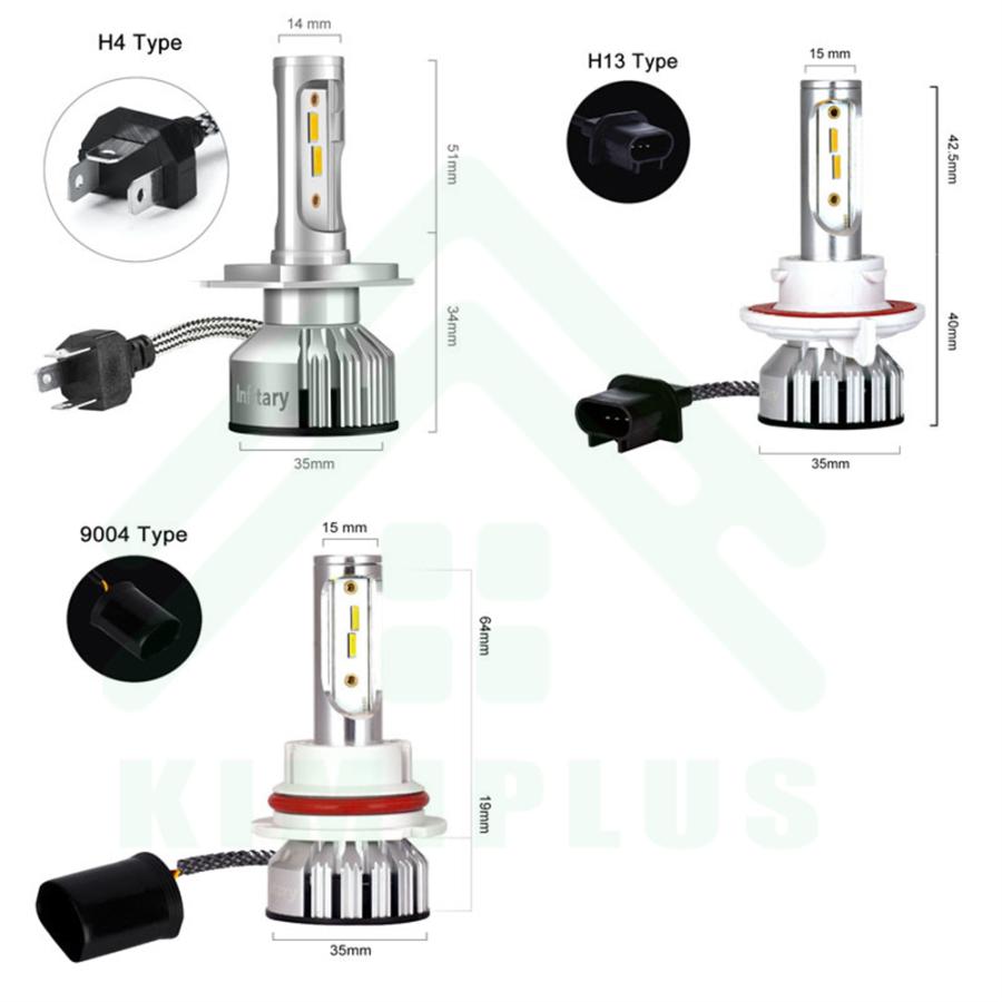 LED ヘッドライト フォグランプ バルブ Hi/Lo H4 H13 9004 車検対応