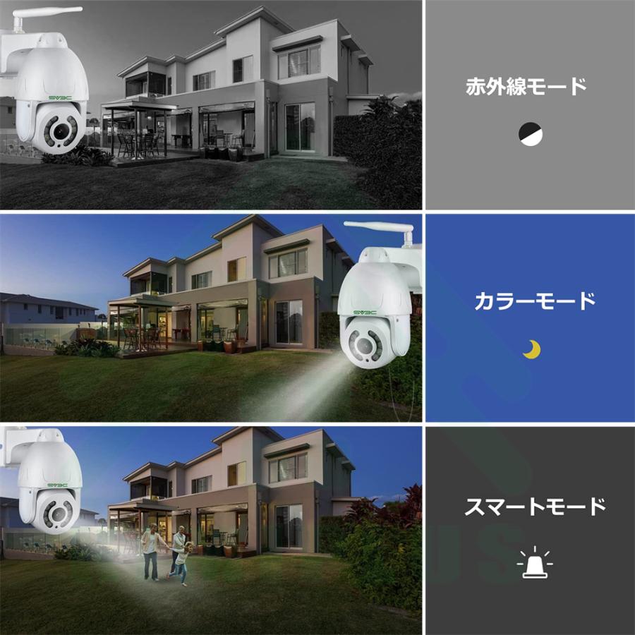 防犯カメラ 屋外 500万画素 監視カメラ wifi ワイヤレス 人体検知 自動