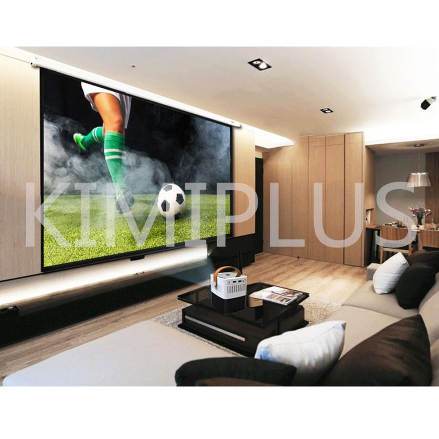 プロジェクター 小型 ワイヤレス投影 1920*1080フルHD対応 Bluetooth