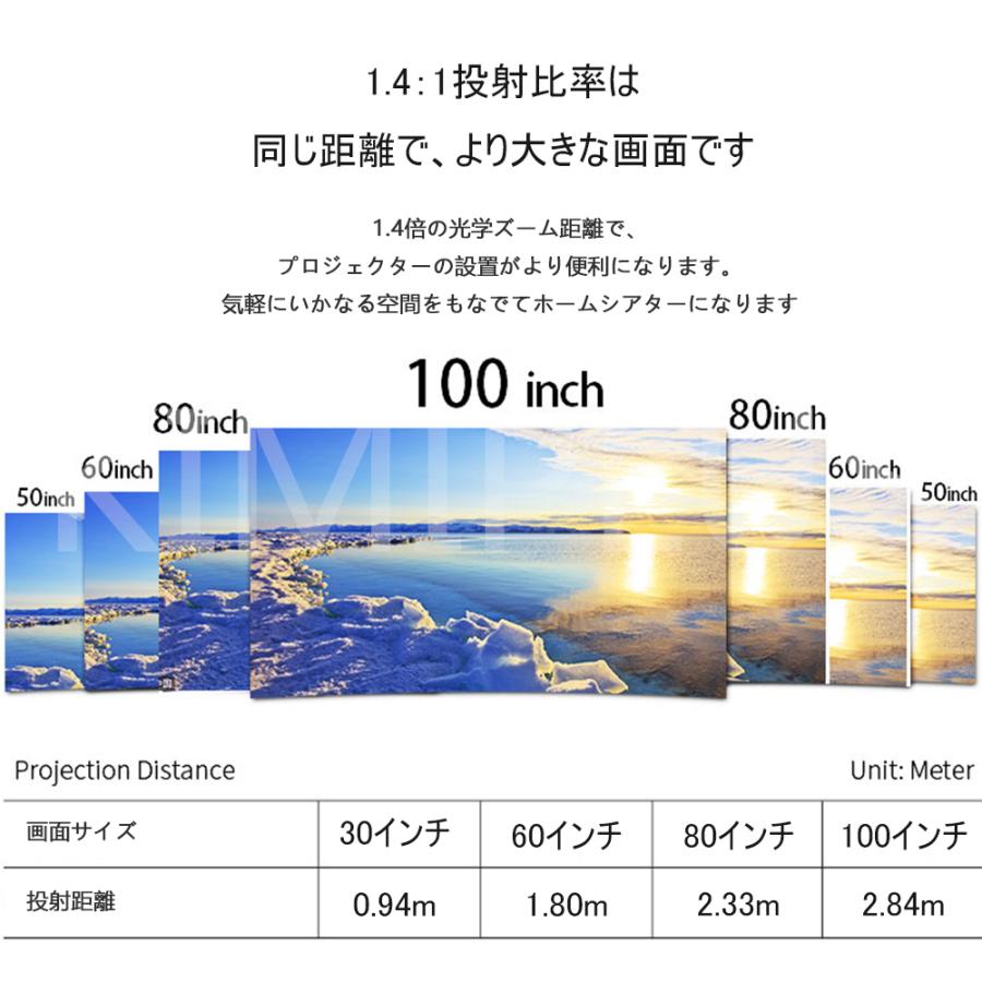 1年保証】 プロジェクター 小型 高輝度 モバイルプロジェクター オート