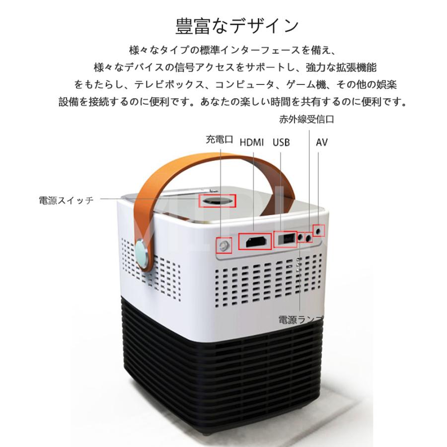 1年保証】 プロジェクター 小型 高輝度 モバイルプロジェクター オート