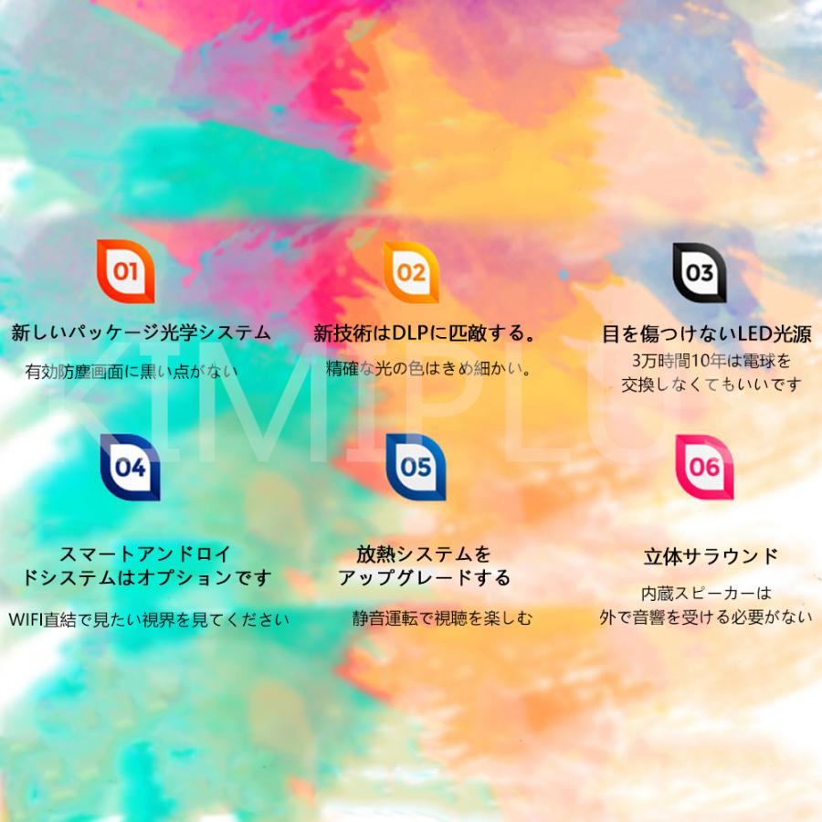 1年保証】 プロジェクター 小型 高輝度 モバイルプロジェクター オート