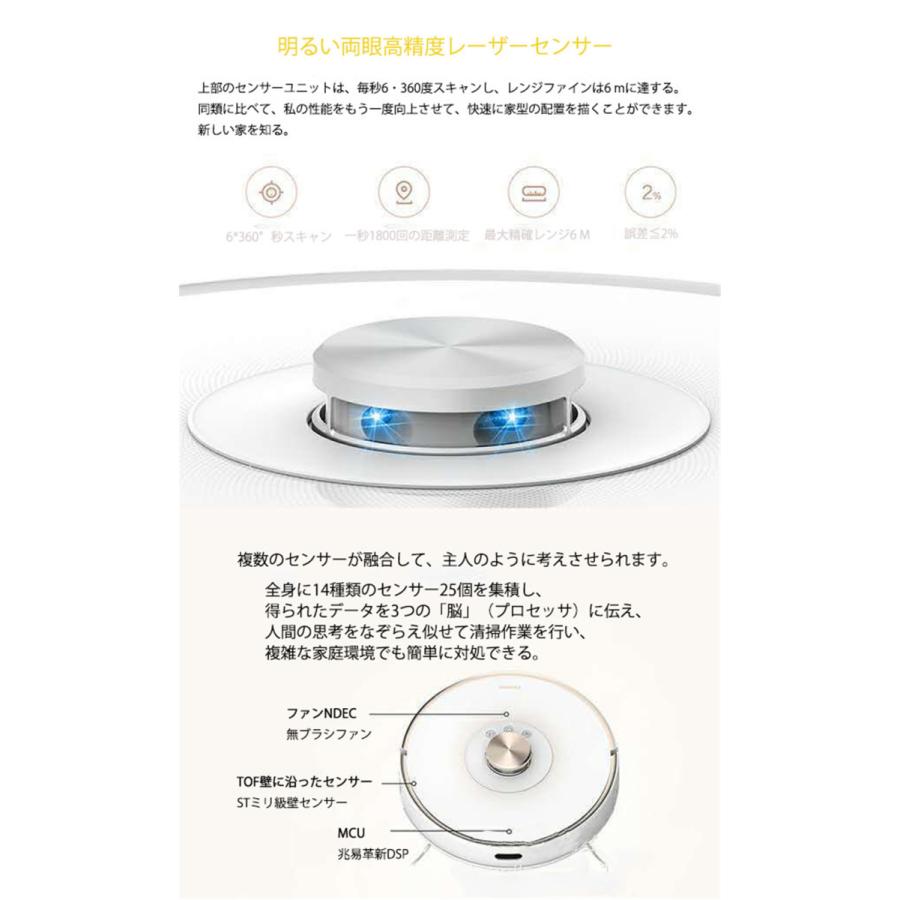 ロボット掃除機　BoostIQ搭載 / 超薄型 / 強力吸引 / 静音設計 / 自動充電 / 落下防止 / 衝突防止リモコン操作 コンパクト 簡単ごみ捨て ブラシ |  | 08