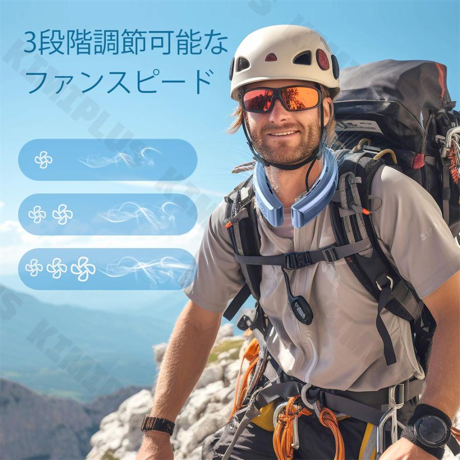 LY02 PRO 首かけ式冷暖房扇風機　　新品　ブラック 首掛け扇風機 冷却プレート ネッククーラー 扇風機 首かけ 電熱